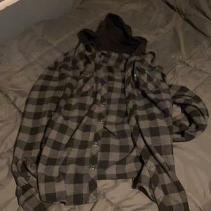 Black/Gray Flannel
